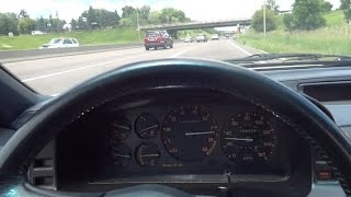 1989 Mazda RX-7 Convertible - Acceleration, Driving and Tour