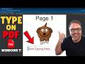 How to Type on a PDF in Windows 11 (Free &amp; No Downloads) 📄✍️
