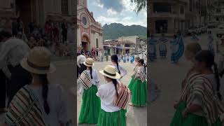 Dance Performance in Vilcabamba Square Begins