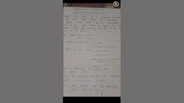 Class 8 Chapter 9 Mensuration Exercise 9.1 Qustion No 7 English language Solutions