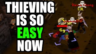 Thieving is so EASY now (REALLY FUN!) | OSRS Ironman Series | Casually Maxing Ep. 106