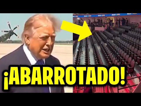 MULTITUDES esperan a Trump en Dallas