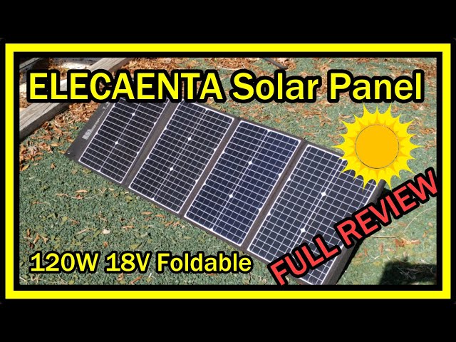 ア*リ様 ELECAENTA LSFC-120ソーラーパネル ELECAENTA LSFC-120 Foldable Solar Panel 120W 18V PD45W USB QC3.0