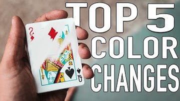 BEST COLOR CHANGES - Top 5