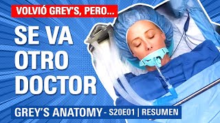 Grey's Anatomy 20x01 | ¿QUÉ PASÓ con TEDDY? | RESUMEN Temporada 20 Star+
