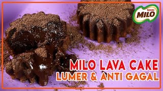 Cara Membuat Milo Lava Cake Kukus