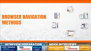 4. Browser navigation methods | Full Course | Full Stack Software Testing