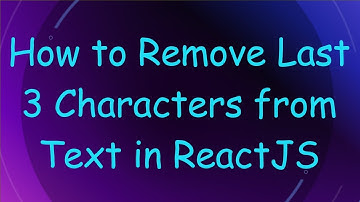 How to Remove Last 3 Characters from Text in ReactJS