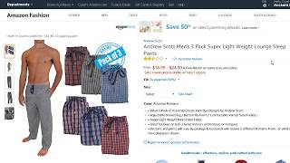 1 Star Amazon Reviews - Andrew Scott Sleep Pants