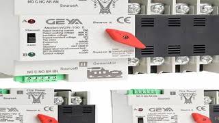 GEYA W2R ATS 110V 220V PC Dual Power Automatic Transfer Switch 63A 100A Household Power Transfer Swi