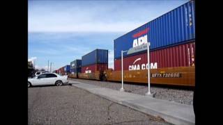 A small compilation of freight trains, Saint Cloud, MN 2 19 17