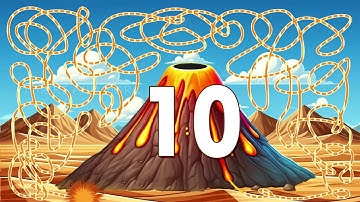 10 Second Volcano 🌋 Timer Bomb 💣 | Confetti Eruption