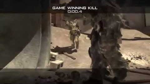 Best MW3 game winner triple kill
