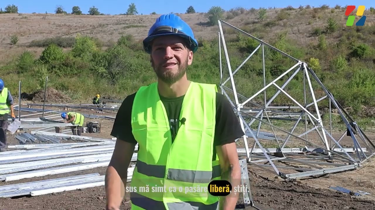 Marius Ivanov - un tânăr originar din raionul Fălești, care sa implicat în construcția LEA