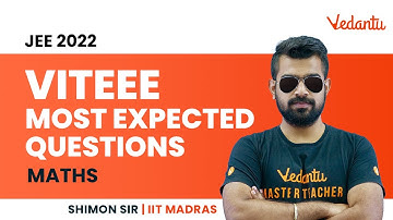 VITEEE Maths: Most Expected Questions #2 [Complete Syllabus] | JEE 2022 | Shimon Sir |Vedantu Enlite
