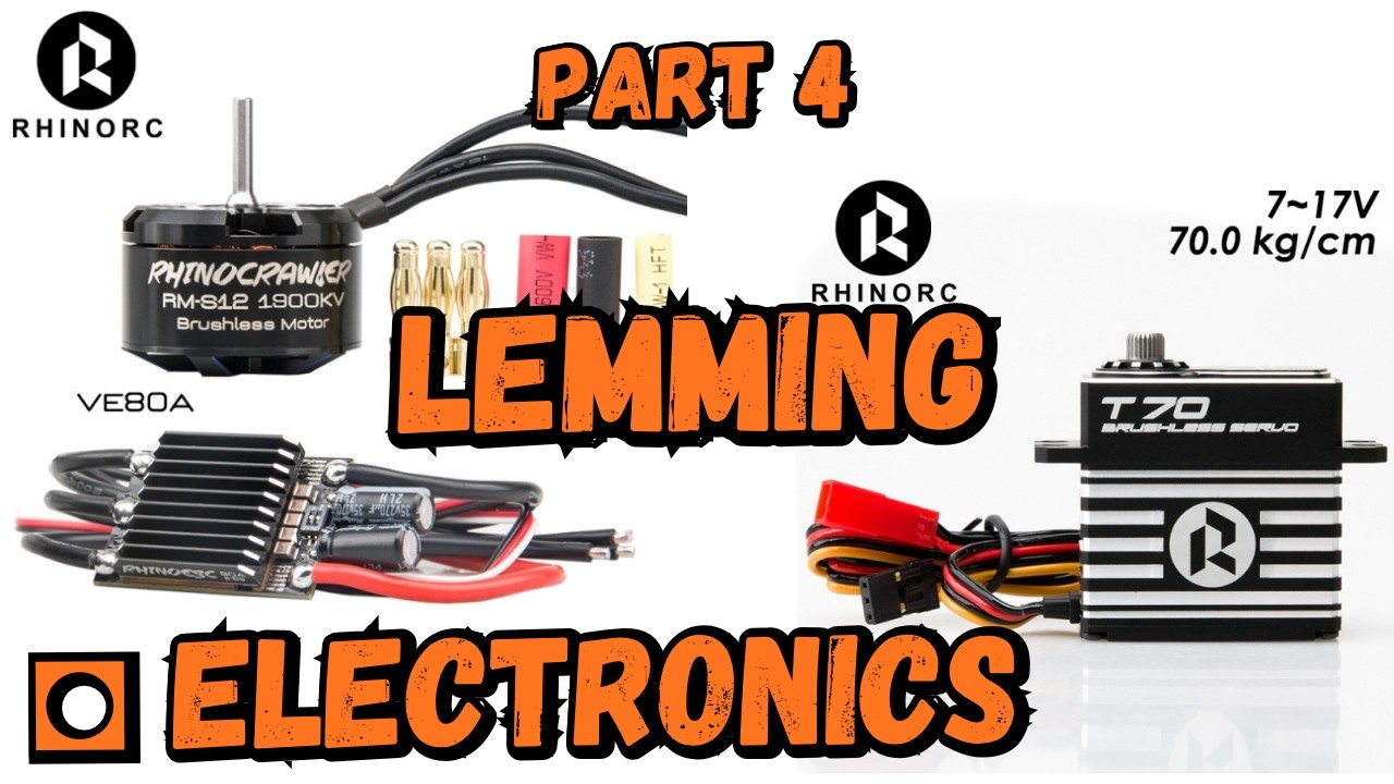 LEMMING BUILD Part 4! ⚡ FULL RHINO POWER SYSTEM INSTALLED… This Gets SERIOUS