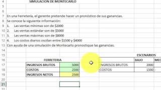 Simulación de Montecarlo en Risk Simulator