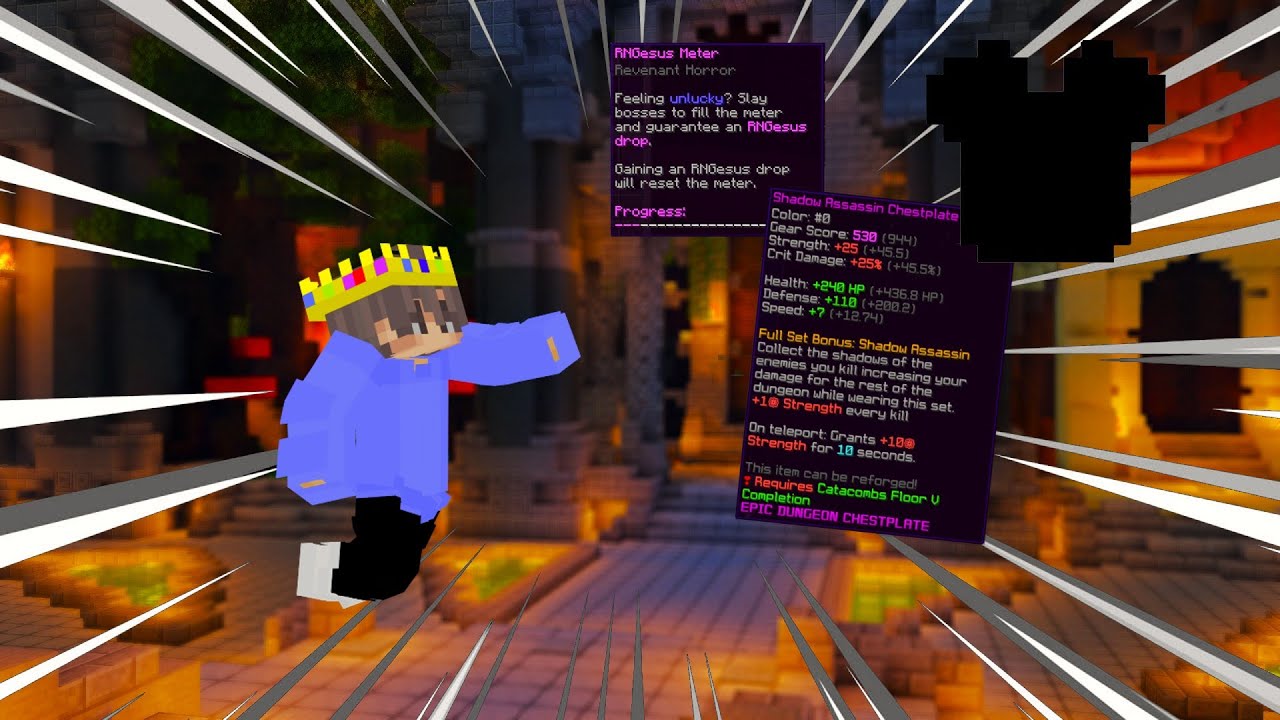 Shadow Assassin Armor Hypixel Skyblock