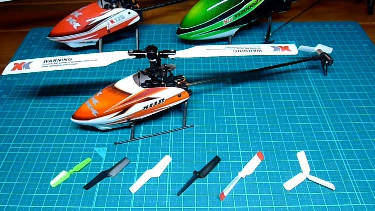 XK K110 テールローター比較 XK K120 テールモーターの耐久テストをし