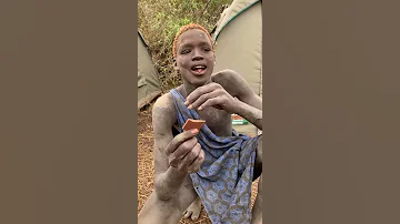 Guy From Mundari Tribe South Sudan Tastes Chocolate For The First Time In Life 