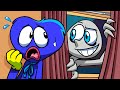 The Man From the Windows & Huggy Wuggy - Poppy Playtime Animation