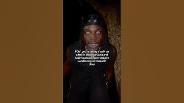 I SAW A VAMPIRE IN THE WOODS AND HE PLAYED BLACK GOTH MUSIC #alternative #goth kwasi kao - creepin’