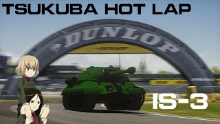 IS-3 'Stalin' Tank Lap Tsukuba | 44.4 Hotlap [Assetto Corsa]