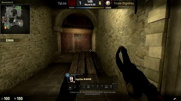 CS GO POV   Dignitas RUBINO 26 8 vs TyLoo cbble @ ESL One Cologne 2016 Main Qualifier