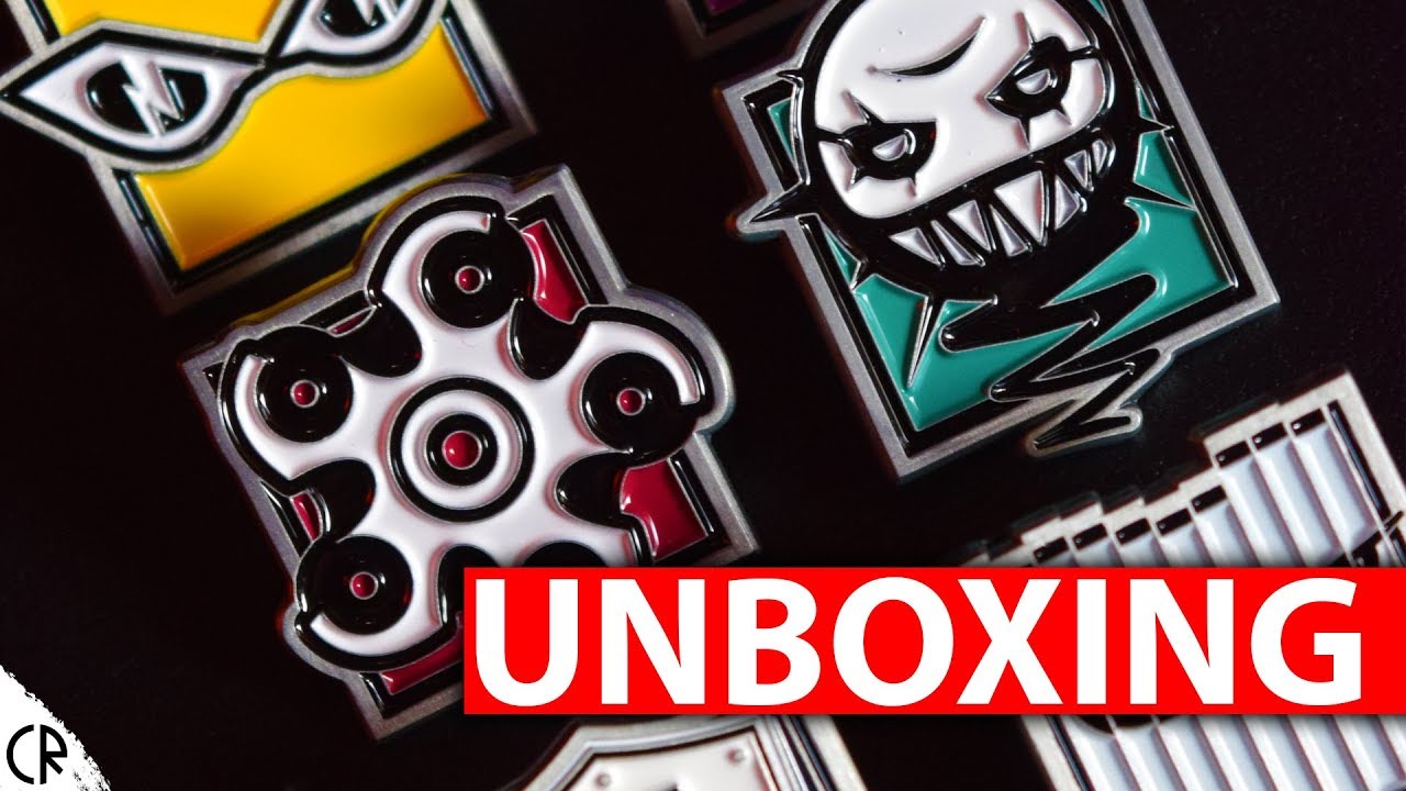 Unboxing Real Life Operator Icons Tom Clancy S Rainbow Six Siege Youtube