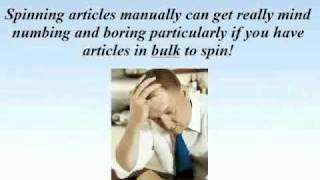How to spin articles in 2 simple steps!