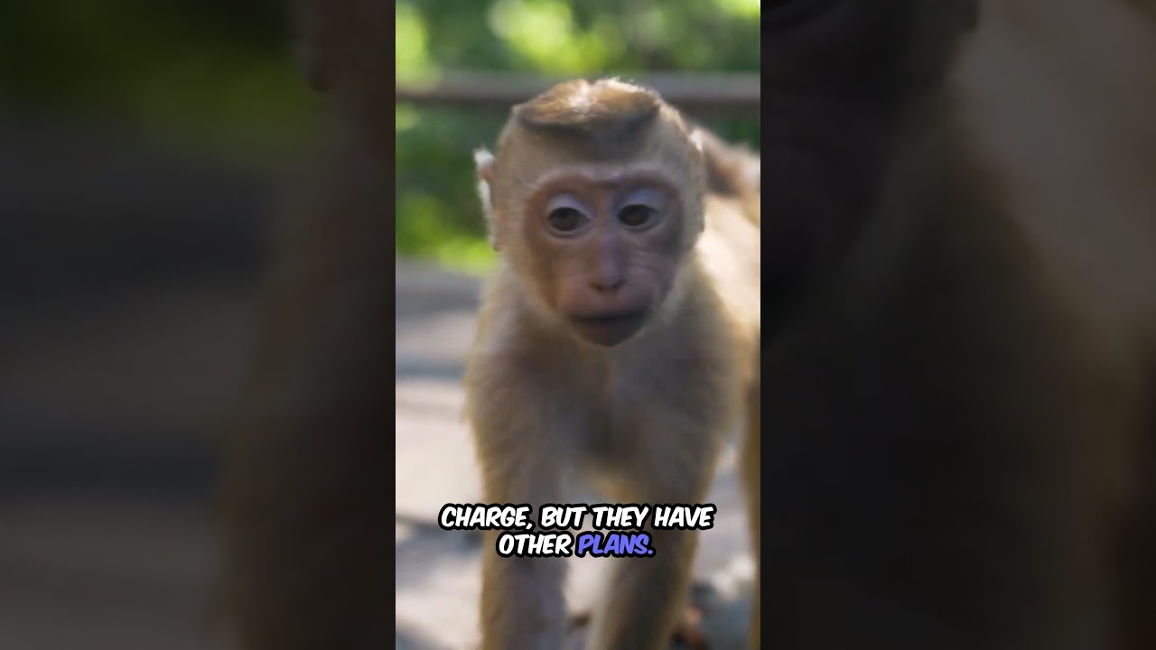 Monkey Babysits Kittens  - 