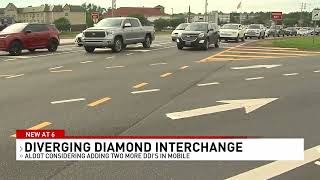 ALDOT & MPO considering diverging diamond interchanges to Mobile River Bridge Project - NBC 15 WPMI screenshot 5