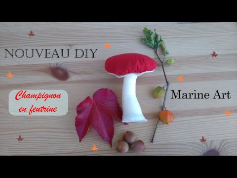 champignon déco (tutoriel gratuit - DIY) - tutolibre