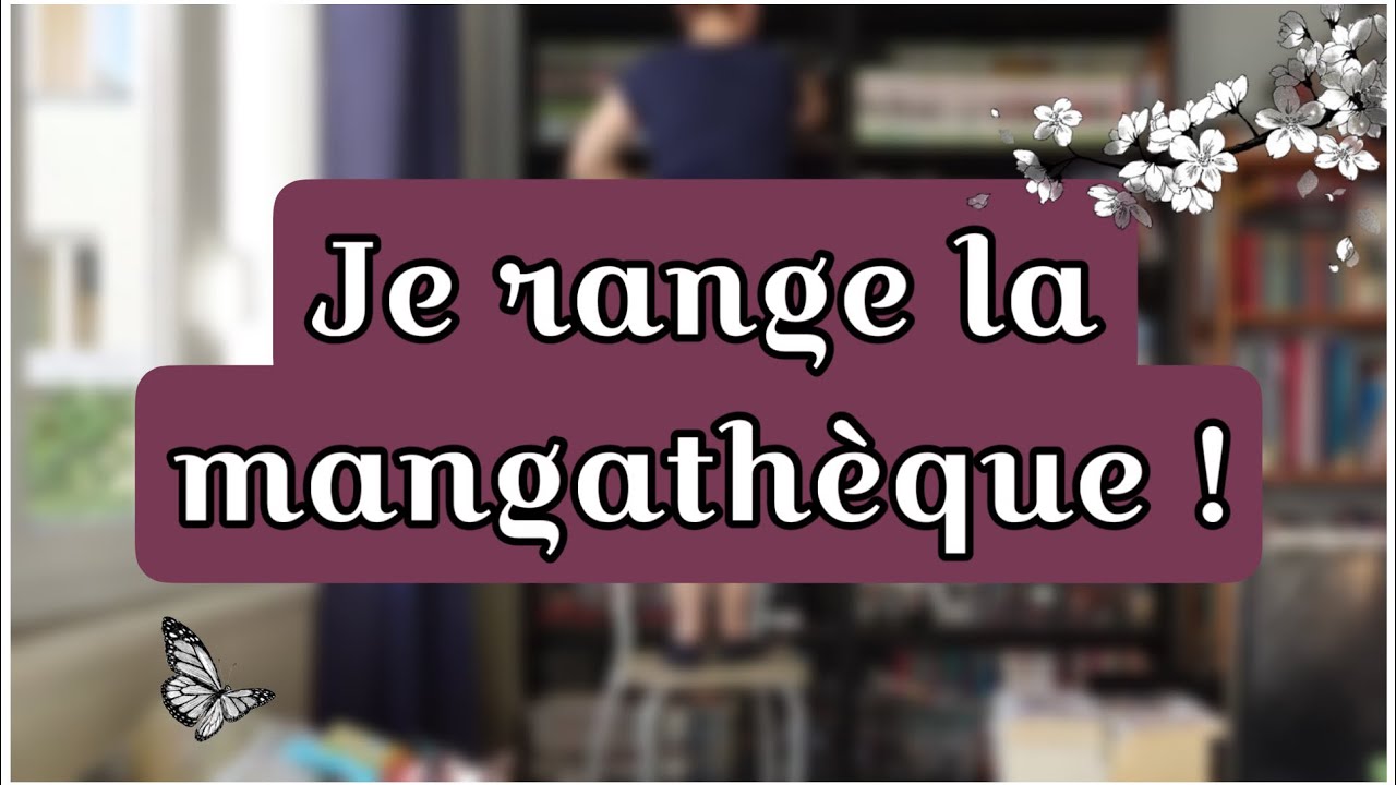 Rangement mangathèque & bookshelves tour 🧹📚