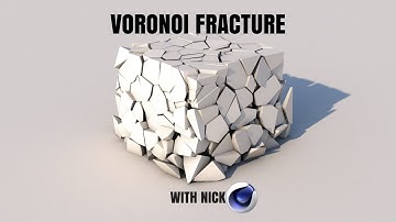 LETS LEARN CINEMA 4D R19 - VORONOI FRACTURE
