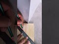 Proses yang efisien dan simpel mengukur kayu dengan hasil yang sangat presisi #shorts