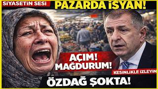 Pazarda Emekliler Ümit Özdağ’a Patladı Açım Mağdurum Diye Bağırdı