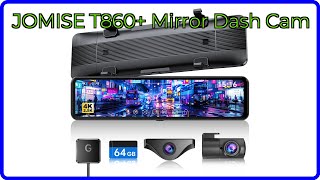 STREAM MEDIA MIRROR DASH CAM T860-1 本体 REVIEW (2026): JOMISE T860+ Mirror Dash Cam. ESSENTIAL details