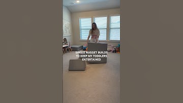 Do you have a nugget couch? #momvlog #toddlermom #toddleractivities #toddlertoys #kidstoys
