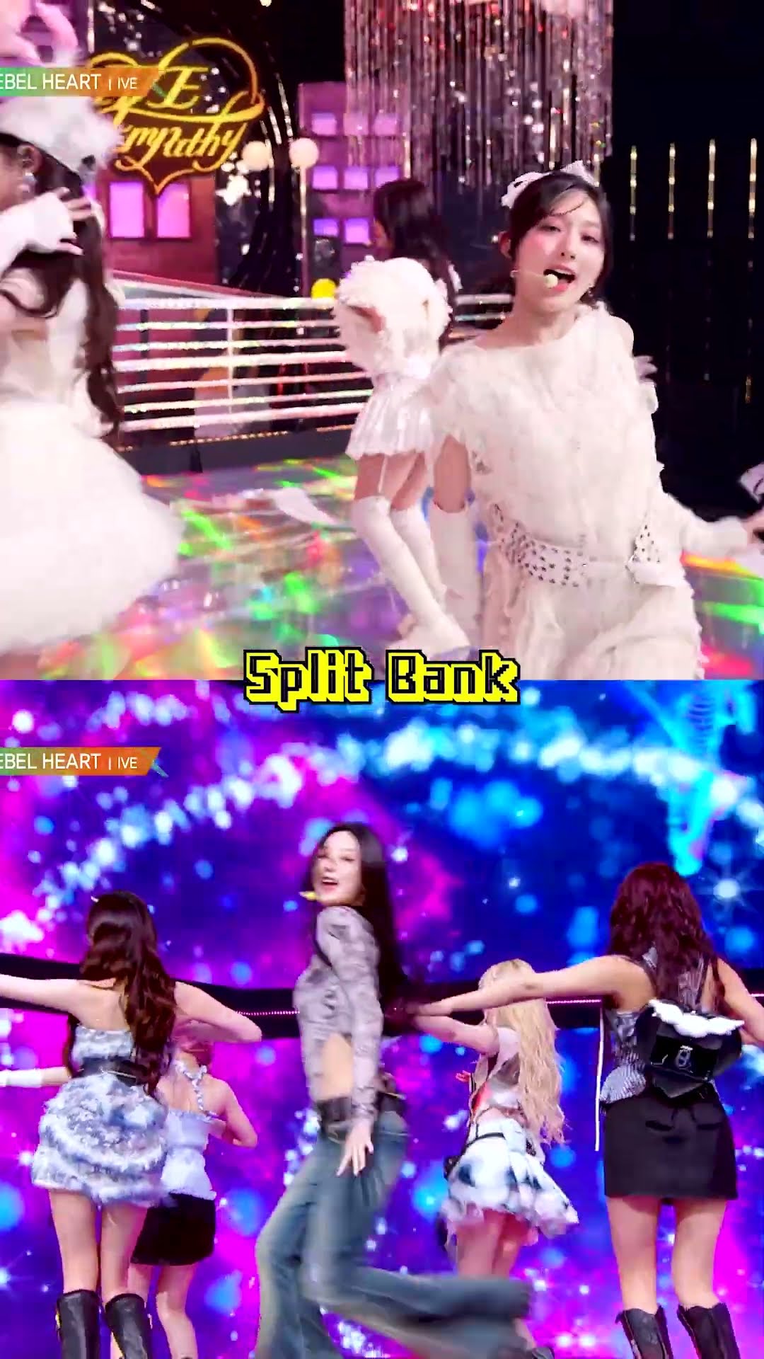 IVE - REBEL HEART #SplitScreen #SplitBank #MusicBank #Shorts | KBS WORLD TV