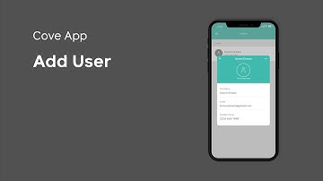 How to Add a User on App - Cove