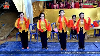 Live LANGEN TAYUB SETYO LARAS & SURYO LARAS KOLABORASI TERBARU || PT. YAPA SANDY MEDIA KONDANG TAYUB