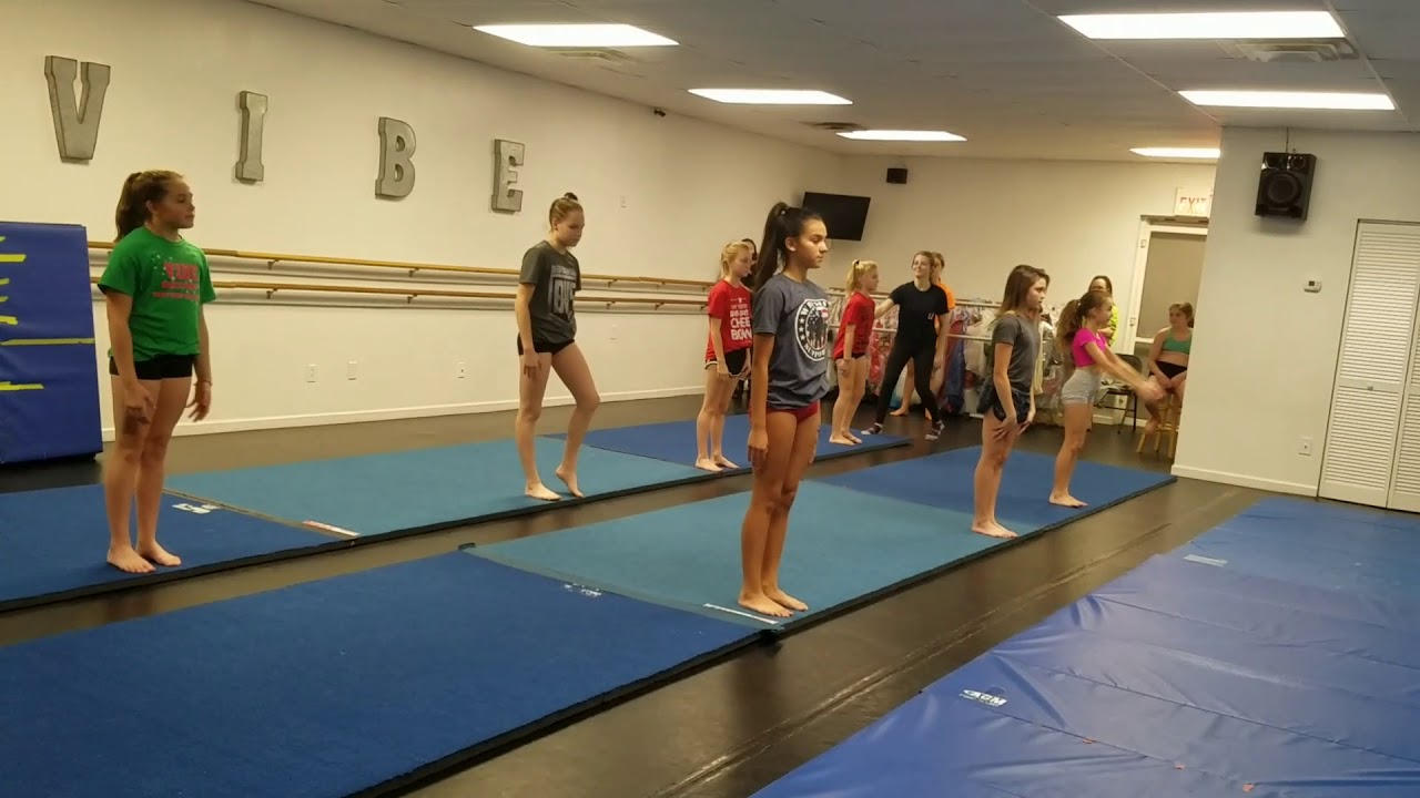 Tumbling recital routine YouTube
