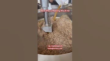 Meat Floss Making Cooking Pot with Mixer Shredded Pork Cooking Pan #meatfloss #machine #shorts
