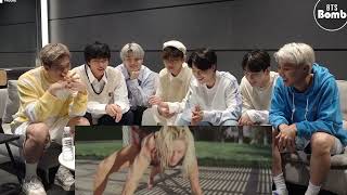 BTS reaction to :+-\