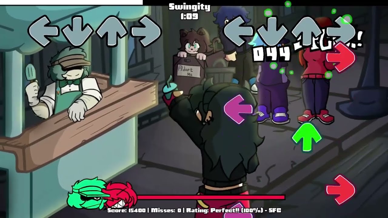 FNF: Ice 'Em Out Struggle | Mint-side Garcello - Swingity