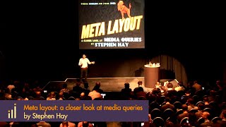 Stephen Hay | Meta Layout: a closer look at media queries | Mobilism 2011
Slides: http://www.slideshare.net/stephenhay/mobilism2011
Its the layout behind the layout: in this session Stephen will dissect the media query. After a brief review of query syntax, well touch on logical expressions, and youll learn which media features are relevant to mobile design and how and when these can best be used. Stephen will explore the visual and layout viewports and the viewport meta element, and how these relate to media queries. Well discuss the pros and cons of using media queries in CSS versus within media attributes in HTML, and handle examples of each. Stephen will share his thoughts on how to use this information to develop a meta-layout strategy depending on your sites needs.
About Stephen: http://www.the-haystack.com
About Mobilism: https://mobilism.nl Stephen Hay | Meta Layout: a closer look at media queries | Mobilism 2011