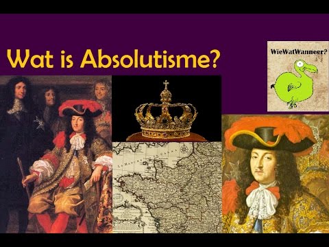 Video: Wat Is Absolutisme?