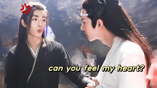 xiao zhan & wang yibo - can you feel my heart? | yizhan moments screenshot 5