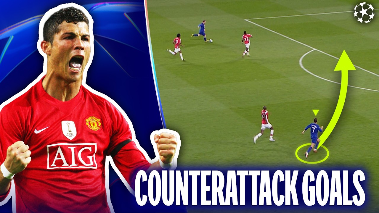 Top Counter Attack Goals In The Champions League!